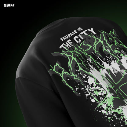 Rampage Premium Unisex Oversized T-Shirt - Black