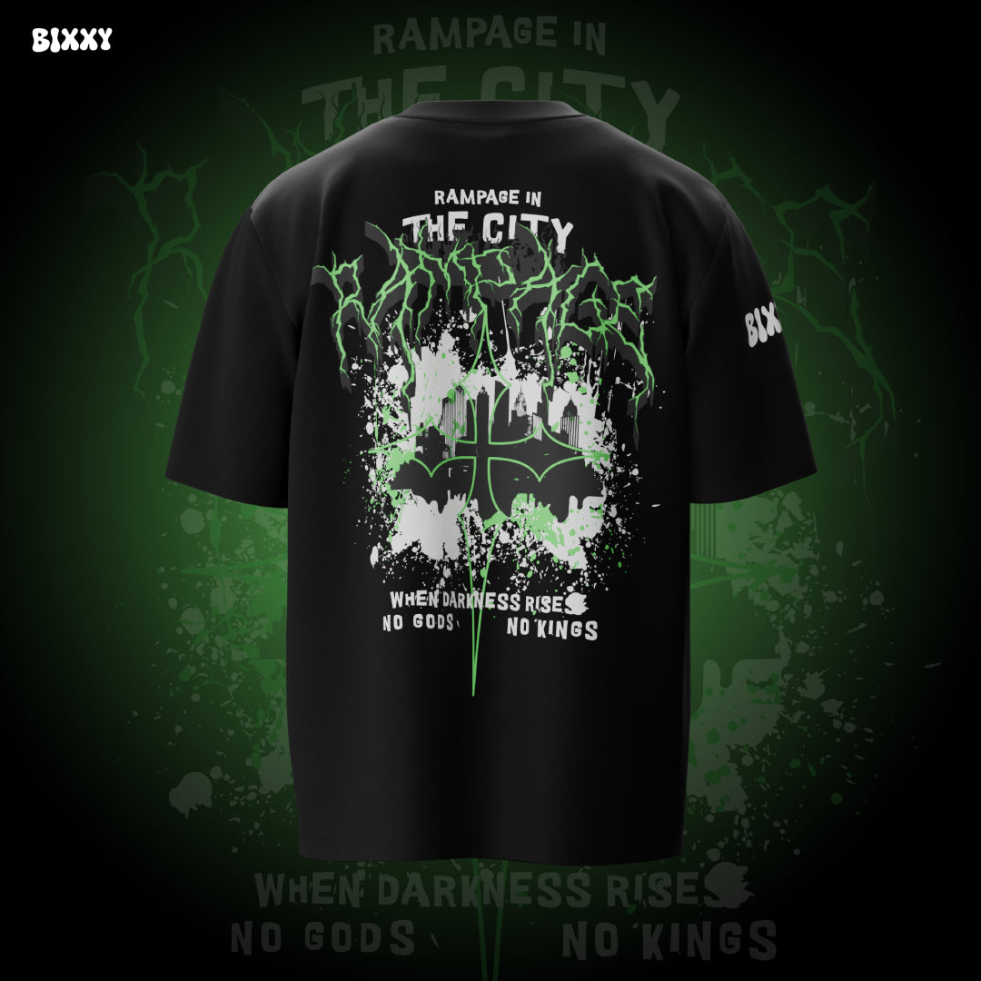 Rampage Premium Unisex Oversized T-Shirt - Black